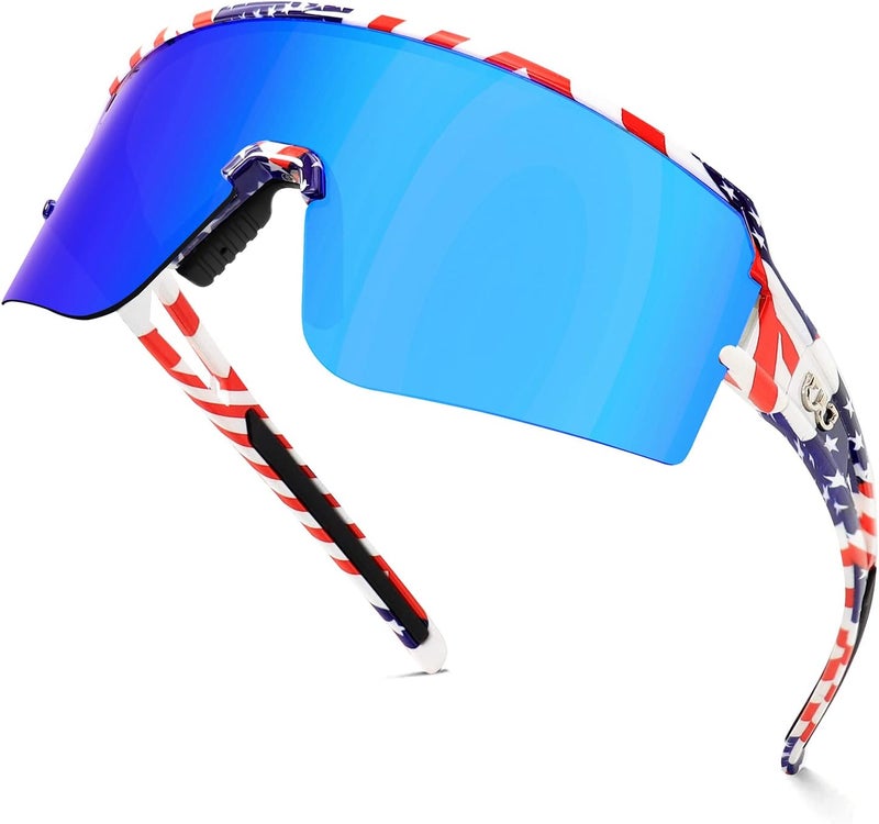 AVV Store Polarized cycling glasses sports sunglasses,UV400 Protection Fishing Driving running baseball sunglasses for men women - Image 1